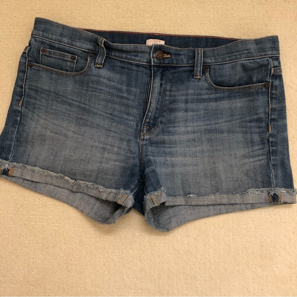 Denim shorts by J. Crew Factory. Size 31